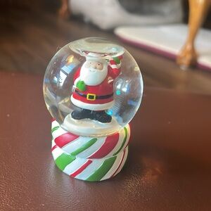 Hallmark mini Santa Snowglobe